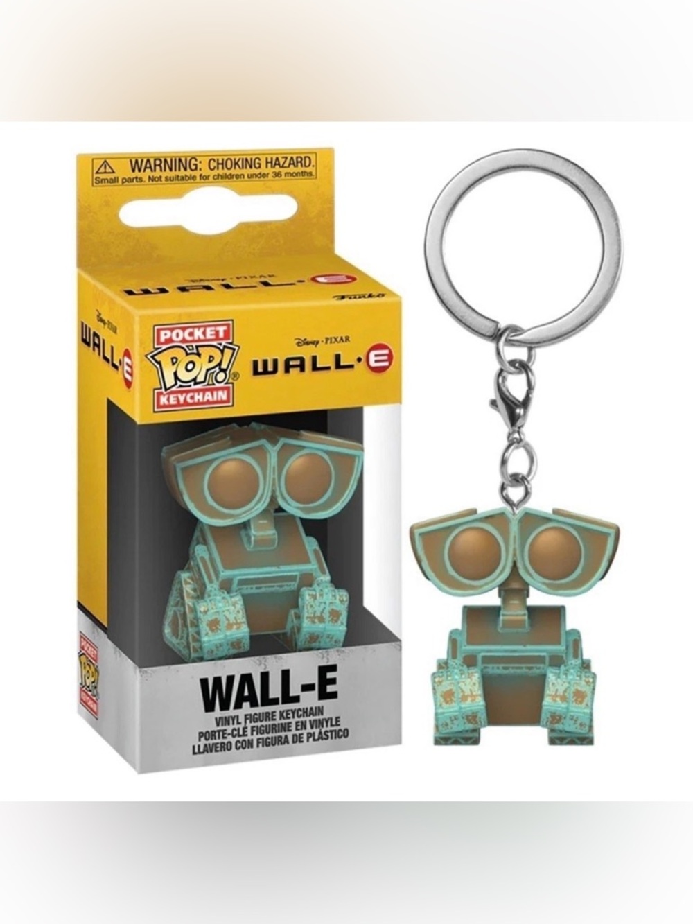 NWT Funk Disney Pocket Pop! WALL·E Keychain  Patina RARE